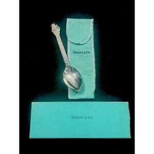 Sterling Silver Tiffany Co 925 Santa Claus Christmas Holiday Teaspoon 2006 Gift